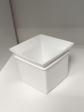 White Ceramic Cooling DIP Bowl